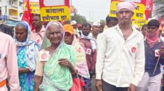 शेतकरी लाँग मार्च