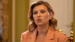 युक्रेनकी प्रथम महिला बीबीसीसँग कुरा गर्दै