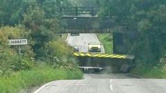 Travel disruption as bridge collapse blocks trains
