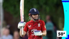 Knight reaches half-century in style with 'innovative' shot