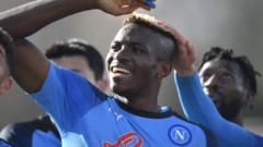 Napoli's Osimhen out of Champions League tie