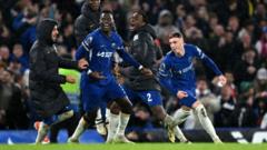 Premier League: Chelsea beat Man Utd 4-3 in remarkable finish