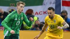 Romania v Northern Ireland - Teams level after lively first half