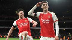 Two for Havertz and White as Arsenal thrash Chelsea