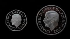 New coins featuring King Charles
