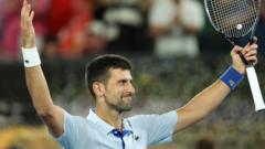 Djokovic drops three games in ruthless thrashing