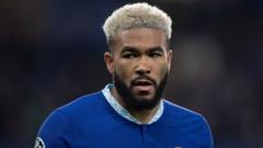 Chelsea's James ruled out for rest of the season