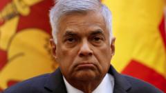 File image of Sri Lanka Prime Minister Ranil Wickremesinghe from April 17, 2017