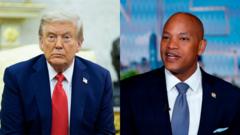 Trump threatens to deploy troops to Baltimore to 'clean up' crime