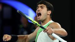 Tennis immortality at 22 - numbers behind Alcaraz's historic win