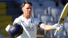 Harris hundred puts Lancs on top at Durham