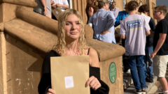 Happy GCSE wait is over, says aspiring teacher