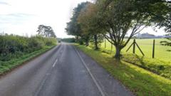 Motorcyclist killed in fatal crash on rural road