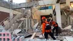 Two people killed after 7.7 magnitude earthquake strikes Indonesia