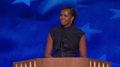 Hope is making a comeback, Michelle Obama says at Democratic convention