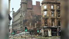 Fire-ravaged remains of Glasgow building to be demolished