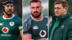 Ireland trio ruled out of Wales Six Nations game