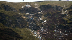 River of waste 'visible for miles' dumped at mountain beauty spot