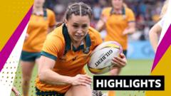 Miller scores hat-trick in record-breaking Australia win over Samoa
