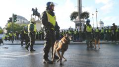 Met Police prepares armoured vehicles and 4,000 officers for dual London protests