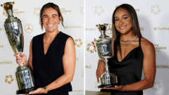 Caldentey and Smith win PFA player of the year awards