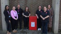 College knife bin allows anonymous disposal