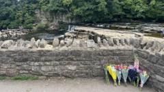 Police say the body was recovered from the River Swale in Richmond on Saturday night.