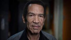 Ian Khama yategetse Botswana kuva mu 2008 kugeza mu 2019