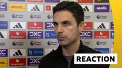 Arteta 'very frustrated' with Arsenal draw