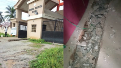 Collage of di hospital and shallow grave from di doctor office