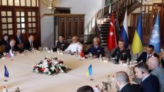 Во время переговоров (фотография министерства обороны Турции)