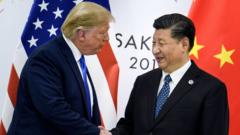 Trump and Xi at G20 in Osaka