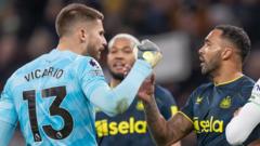 Wilson accuses Spurs' Vicario of 'lack of respect'