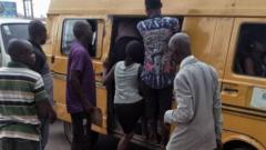 pipo dey enter bus for Lagos