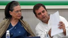 सोनिया गांधी आणि राहुल गांधी