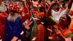 Modi to speak as he claims victory in closer-than-expected Indian election