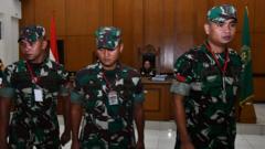 Tiga anggota TNI yang menculik dan membunuh Imam Masykur divonis penjara seumur hidup