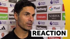 We feel like we've lost two points - Arteta