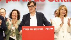 Spain Socialists win Catalan election
