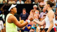 Returning Osaka loses to Pliskova in Brisbane