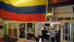 Mercado latino en Seven Sisters.