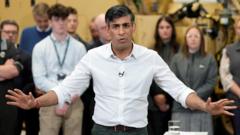 Rishi Sunak 'not worried about the polls' as election campaigns continue
