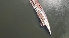 Затопленная яхта Саддама Хусейна