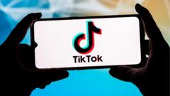 Tik Tok on a mobile phone