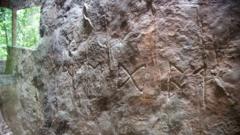 Inscrições em pedra em Oklahoma
