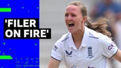 Filer takes two quick-fire wickets in two overs