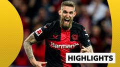 Leverkusen score late leveller to remain unbeaten