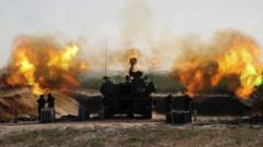 Израильская армия обстреливает Газу 19 мая 2021 года