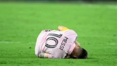 Inter Miami could risk injured Messi in cup final