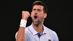 Djokovic tested by qualifier in Australian opener